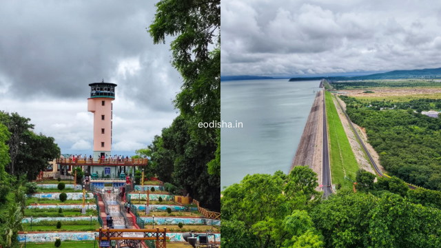 Gandhi & Jawahar Minar, Hirakud Dam 